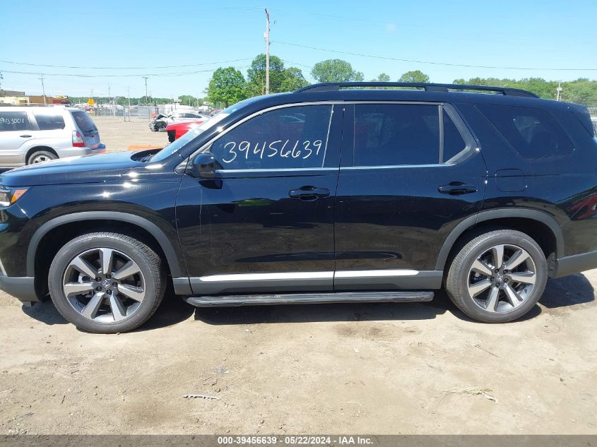 2023 Honda Pilot Awd Elite VIN: 5FNYG1H89PB050390 Lot: 39456639