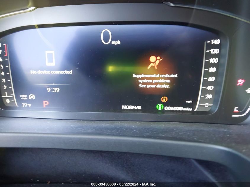 2023 Honda Pilot Awd Elite VIN: 5FNYG1H89PB050390 Lot: 39456639