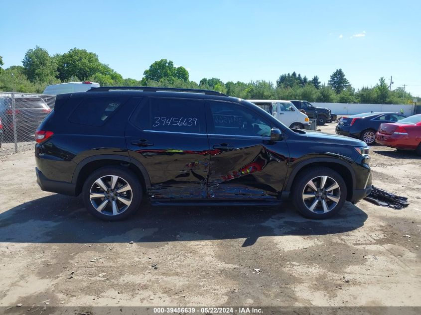 2023 Honda Pilot Awd Elite VIN: 5FNYG1H89PB050390 Lot: 39456639