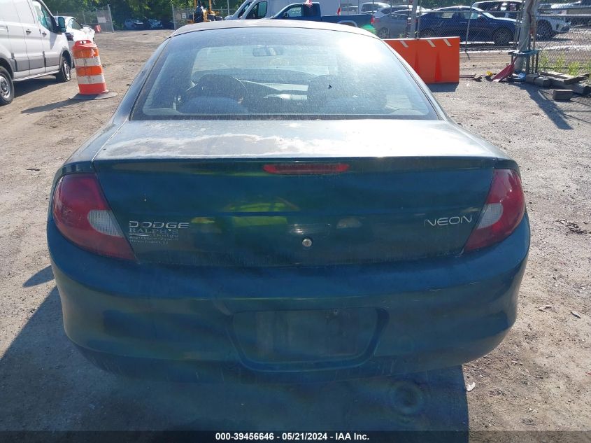 2000 Dodge Neon Highline VIN: 1B3ES46C8YD823080 Lot: 39456646