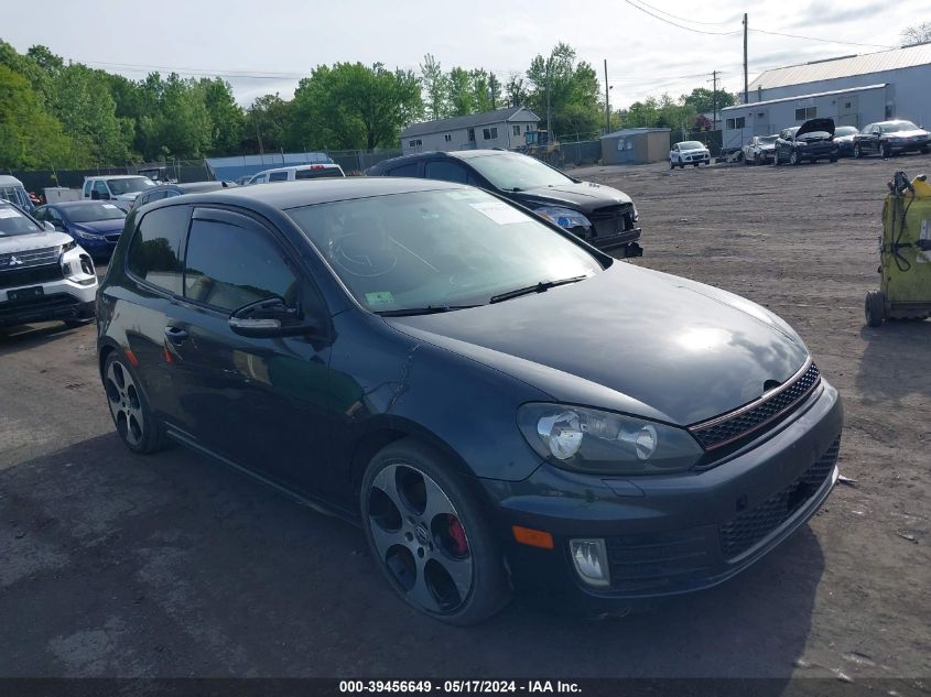 2012 Volkswagen Gti Pzev VIN: WVWED7AJ3CW291251 Lot: 39456649