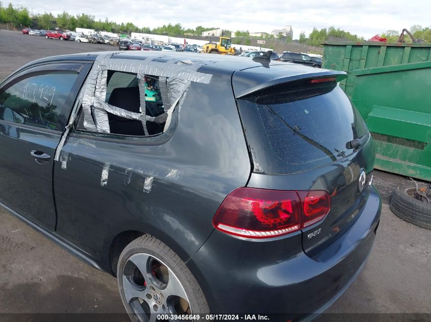 2012 Volkswagen Gti Pzev VIN: WVWED7AJ3CW291251 Lot: 39456649