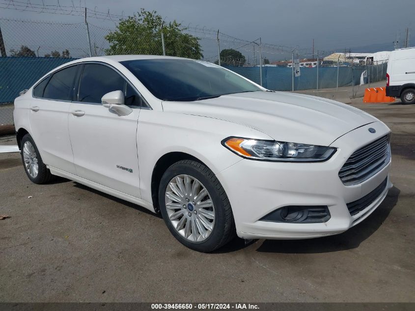 2014 Ford Fusion Hybrid Se VIN: 3FA6P0LU6ER129720 Lot: 39456650