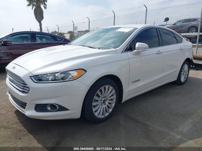 2014 Ford Fusion Hybrid Se VIN: 3FA6P0LU6ER129720 Lot: 39456650