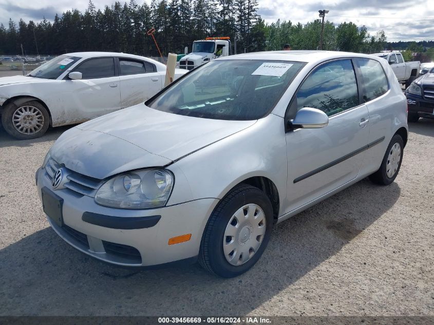 2009 Volkswagen Rabbit S VIN: WVWBB71K29W035127 Lot: 39456669