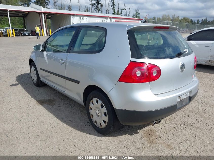 2009 Volkswagen Rabbit S VIN: WVWBB71K29W035127 Lot: 39456669