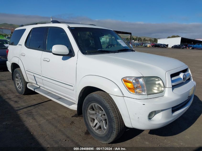 2006 Toyota Sequoia Limited V8 VIN: 5TDZT38A26S267580 Lot: 39456695