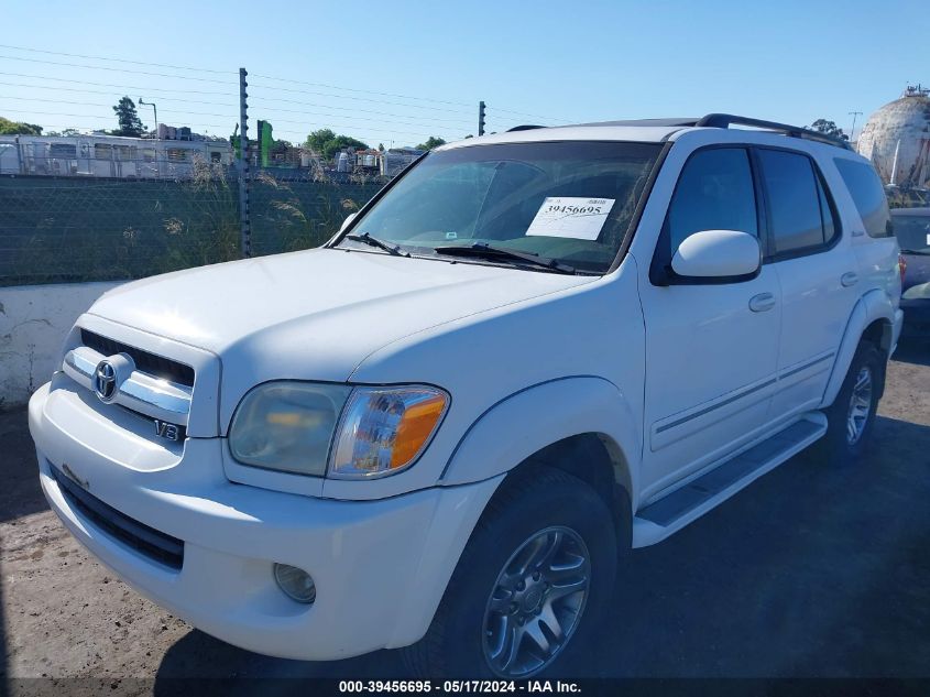 2006 Toyota Sequoia Limited V8 VIN: 5TDZT38A26S267580 Lot: 39456695