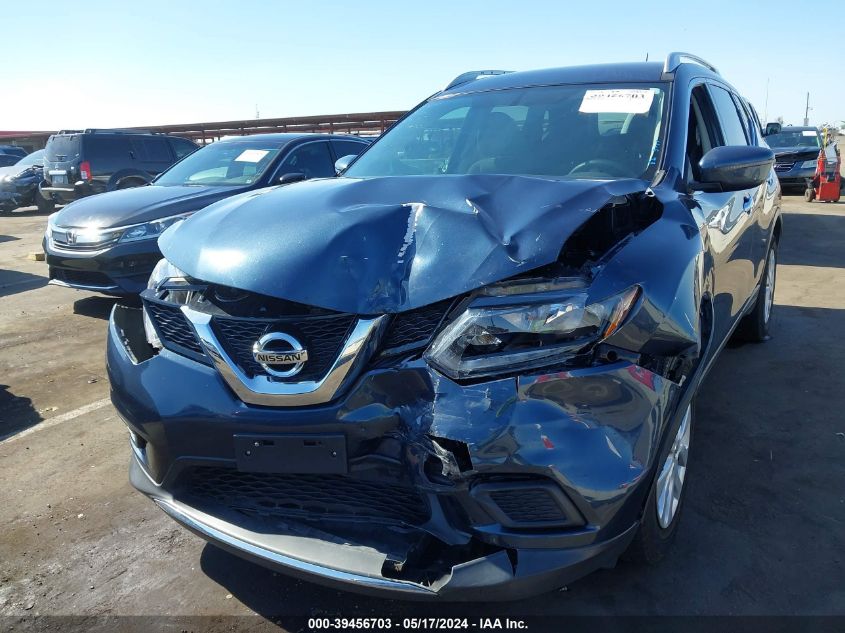 2016 Nissan Rogue S VIN: KNMAT2MTXGP622070 Lot: 39456703
