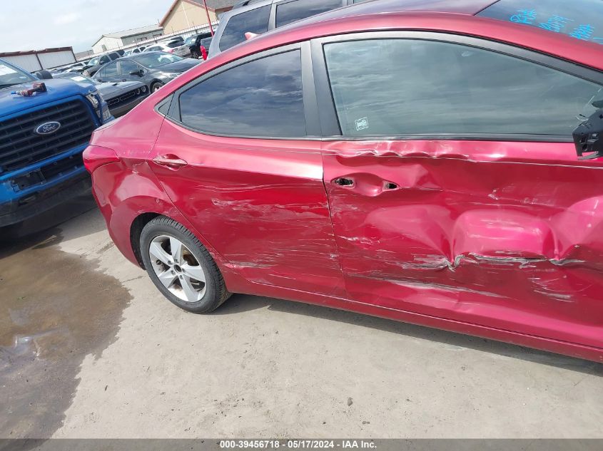 2013 Hyundai Elantra Gls VIN: 5NPDH4AE6DH336272 Lot: 39456718