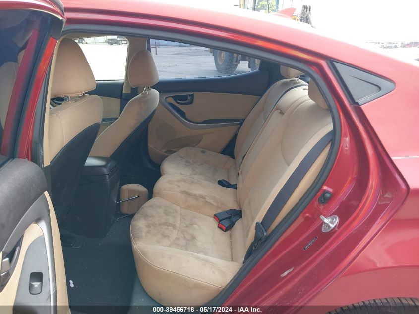 2013 Hyundai Elantra Gls VIN: 5NPDH4AE6DH336272 Lot: 39456718