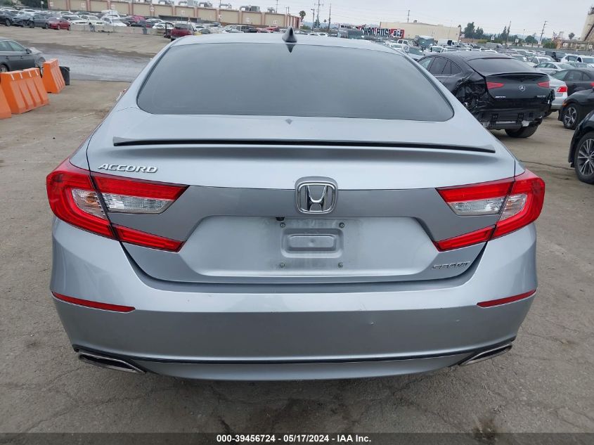 2021 Honda Accord Sport VIN: 1HGCV1F39MA047275 Lot: 39456724