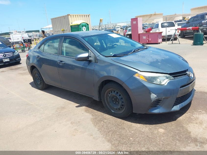 2016 Toyota Corolla Le VIN: 5YFBURHE0GP528543 Lot: 39456729