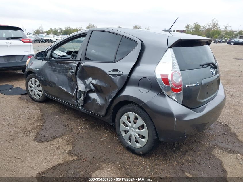 2013 Toyota Prius C Three VIN: JTDKDTB36D1544394 Lot: 39456735