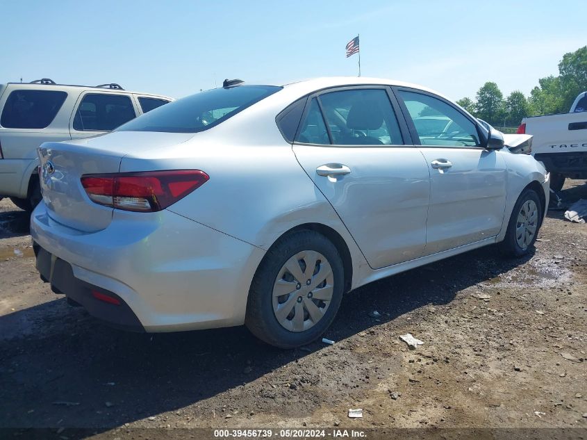 2019 Kia Rio Lx VIN: 3KPA24ABXKE183178 Lot: 39456739