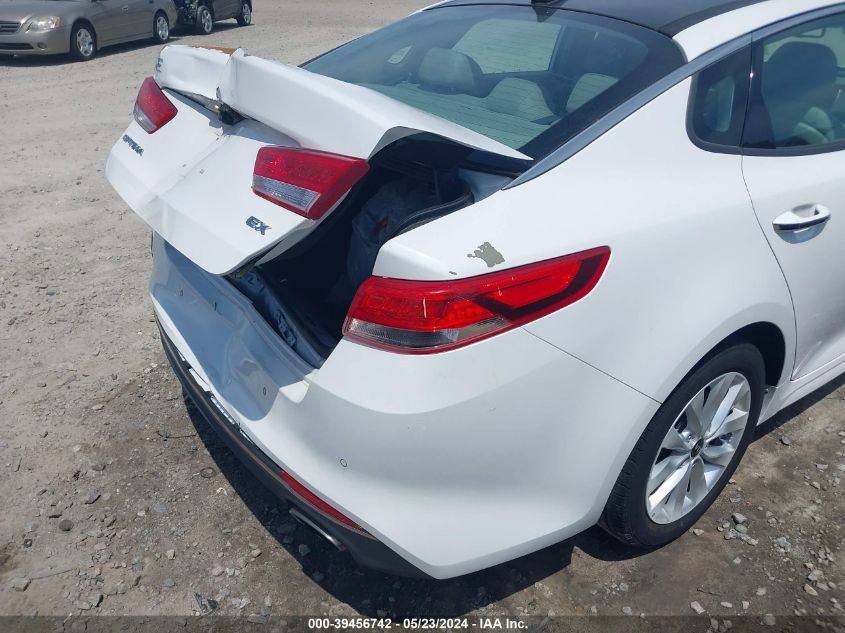 2018 Kia Optima Ex VIN: 5XXGU4L34JG193124 Lot: 39456742