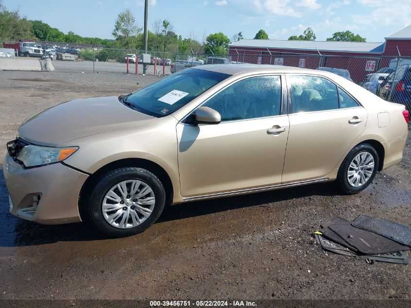 2012 Toyota Camry Le VIN: 4T1BF1FK4CU016278 Lot: 39456751