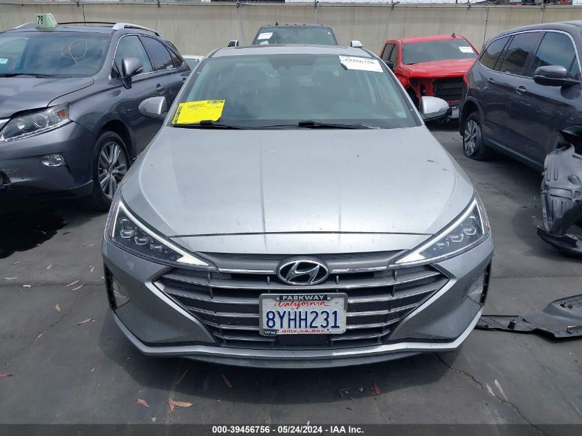 2020 Hyundai Elantra Limited VIN: 5NPD84LFXLH626521 Lot: 39456756