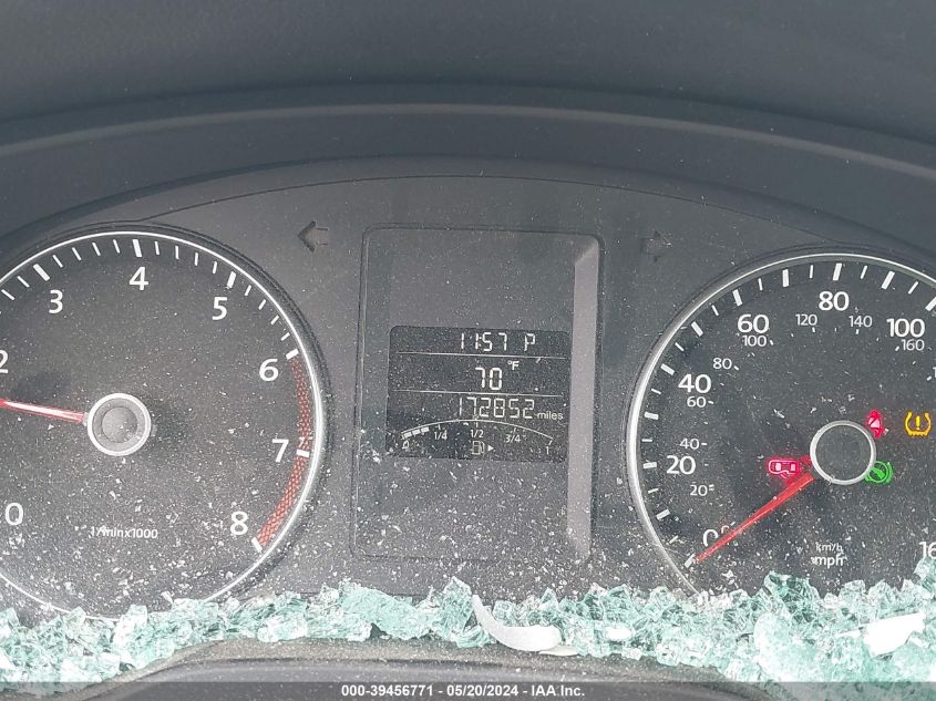 2013 Volkswagen Jetta 2.5L Se VIN: 3VWDP7AJ0DM394886 Lot: 39456771