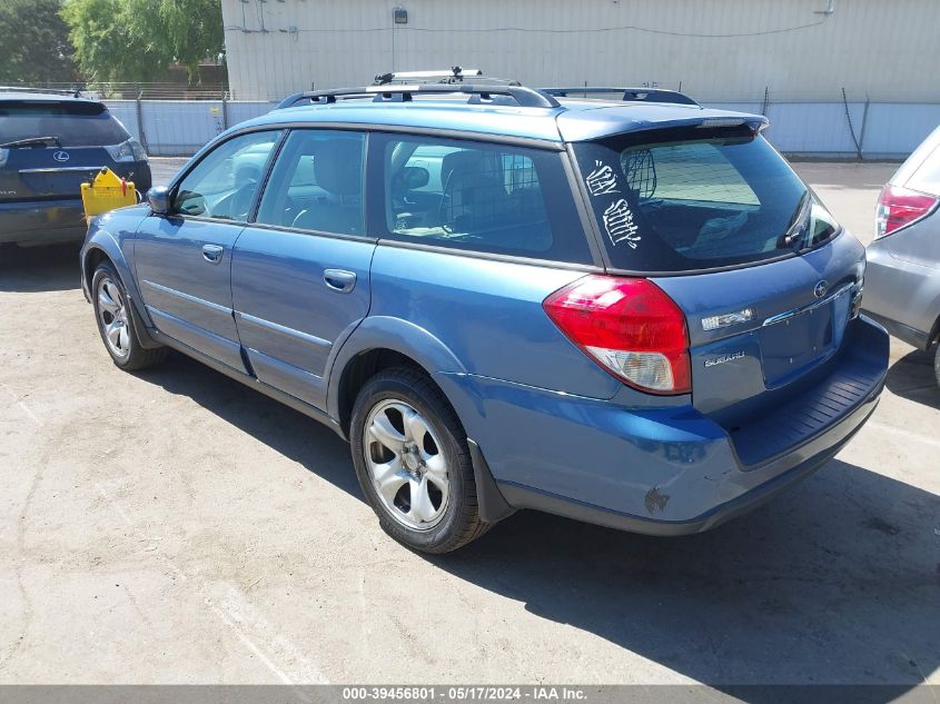 2008 Subaru Outback 2.5I Limited/2.5I Limited L.l. Bean Edition VIN: 4S4BP62C587337468 Lot: 39456801