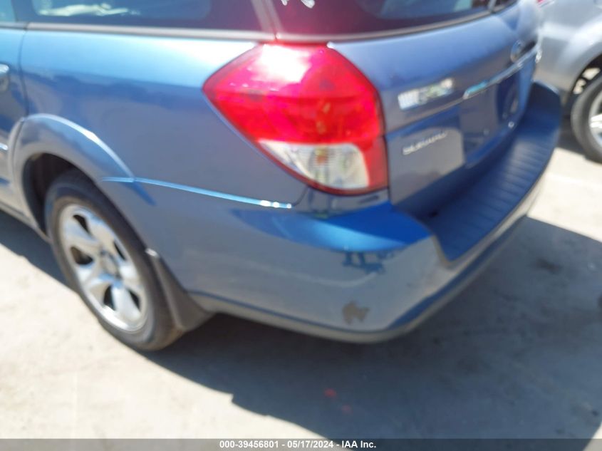 2008 Subaru Outback 2.5I Limited/2.5I Limited L.l. Bean Edition VIN: 4S4BP62C587337468 Lot: 39456801