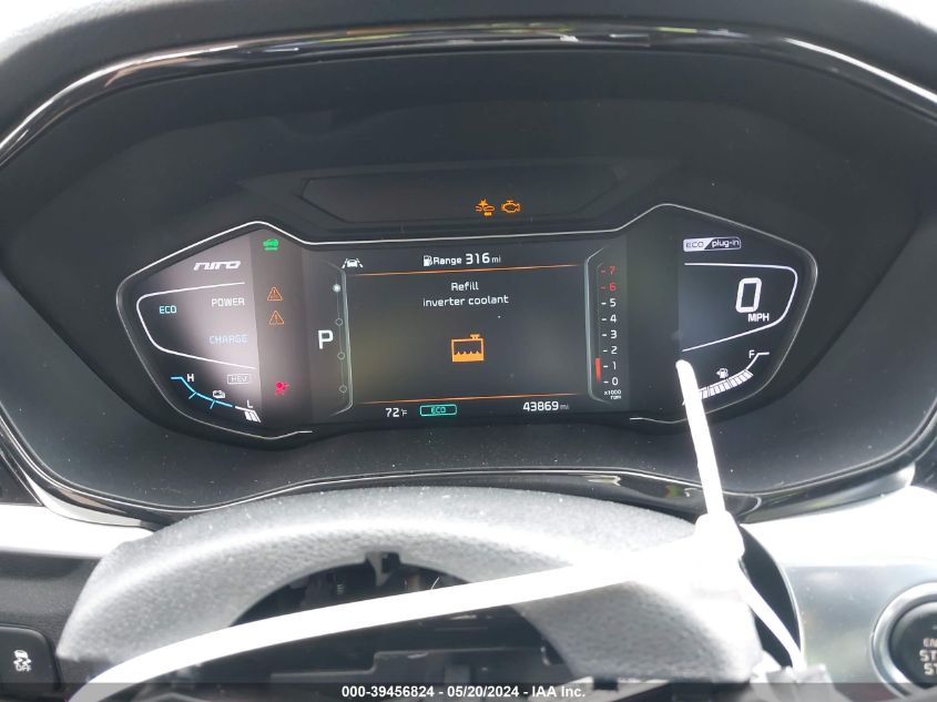 2020 Kia Niro Plug-In Hybrid Ex Premium VIN: KNDCC3LD4L5401501 Lot: 39456824