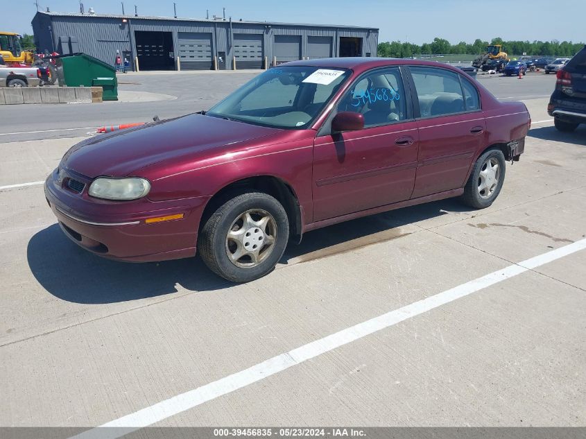 1998 Oldsmobile Cutlass Gls VIN: 1G3NG52M0W6343475 Lot: 39456835