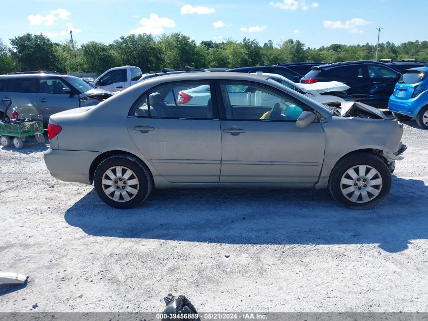 2003 Toyota Corolla Le VIN: 2T1BR32E43C003728 Lot: 39456889