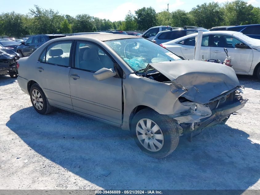 2003 Toyota Corolla Le VIN: 2T1BR32E43C003728 Lot: 39456889