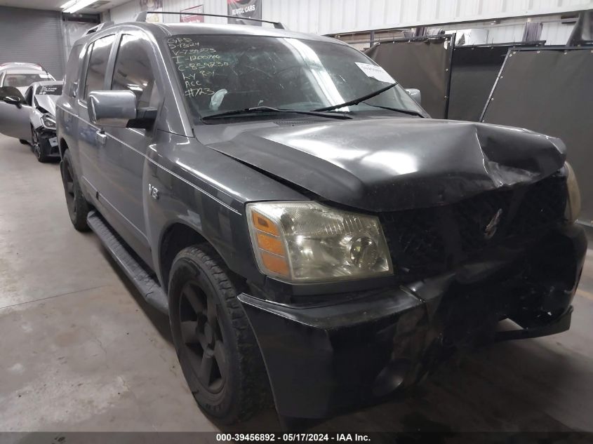 2004 Nissan Pathfinder Armada Se VIN: 5N1AA08A94N739273 Lot: 39456892