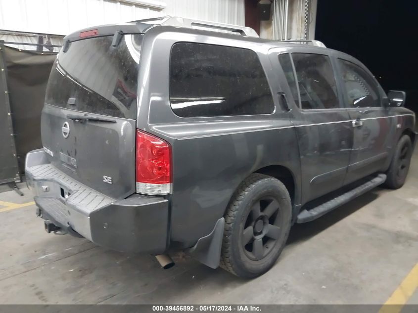 2004 Nissan Pathfinder Armada Se VIN: 5N1AA08A94N739273 Lot: 39456892