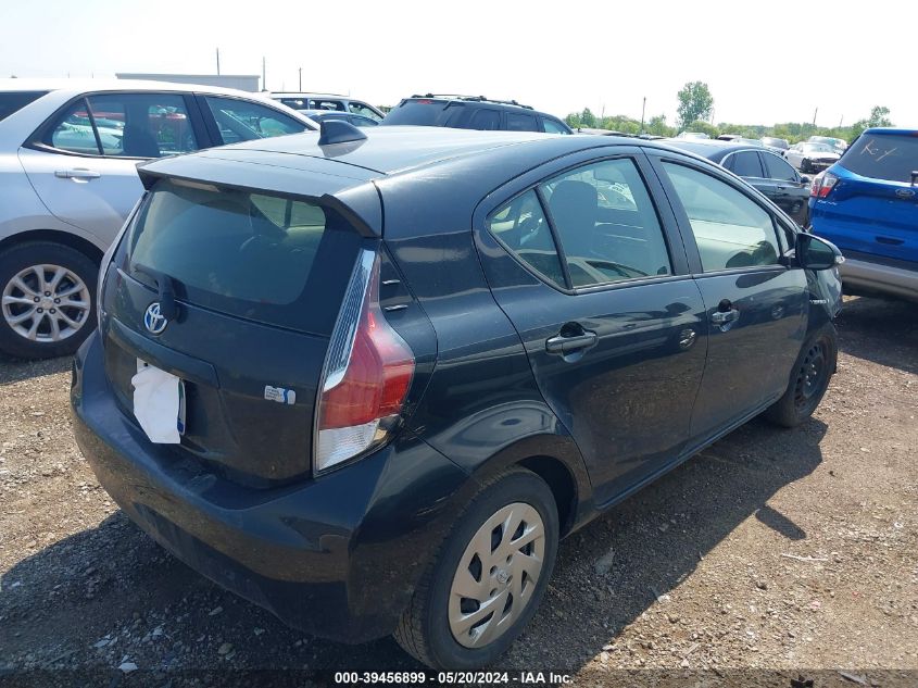 2016 Toyota Prius C VIN: JTDKDTB3XG1131818 Lot: 39456899