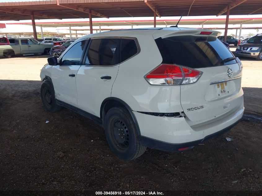 2016 Nissan Rogue S VIN: JN8AT2MT2GW010326 Lot: 39456918