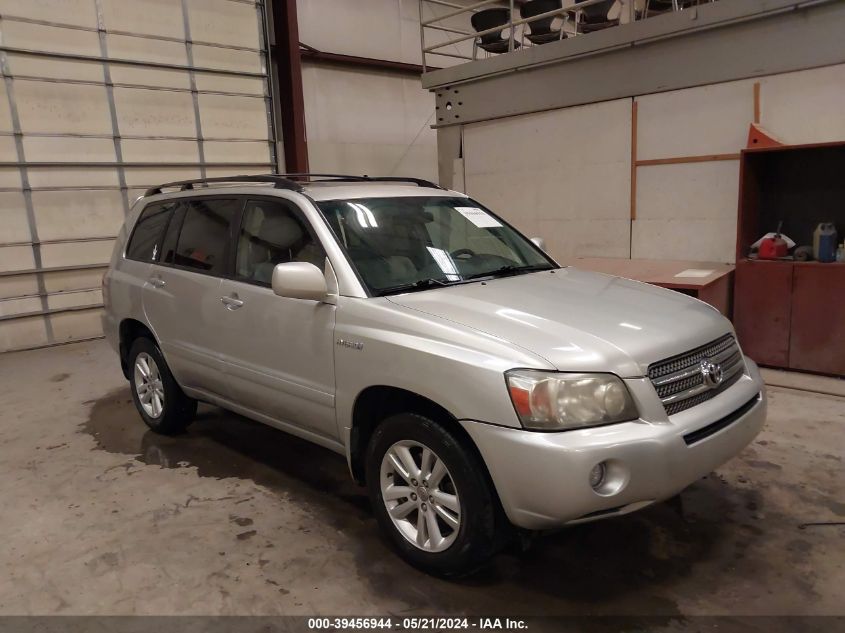 2007 Toyota Highlander Hybrid V6 VIN: JTEEW21A370034835 Lot: 39456944