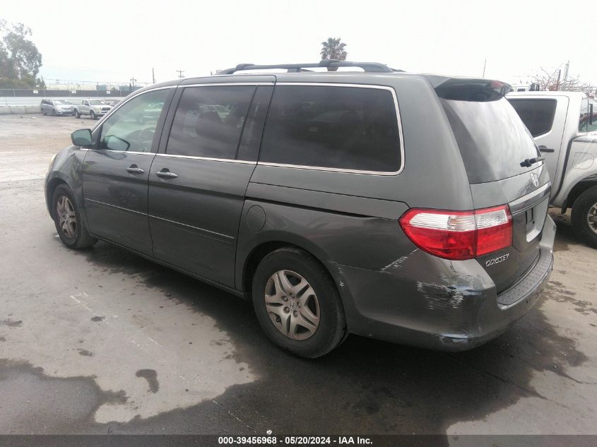 2007 Honda Odyssey Ex-L VIN: 5FNRL38697B443915 Lot: 39456968