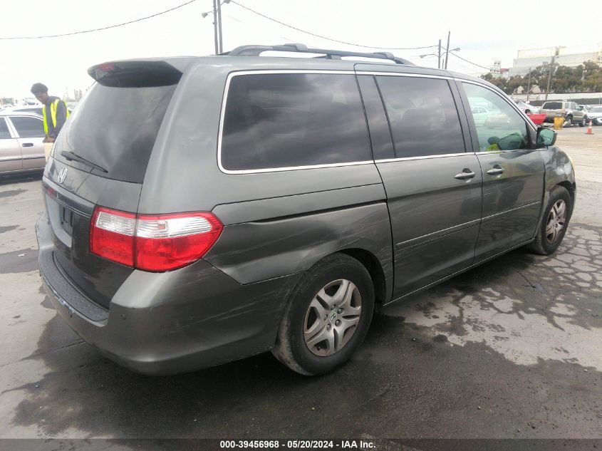 2007 Honda Odyssey Ex-L VIN: 5FNRL38697B443915 Lot: 39456968