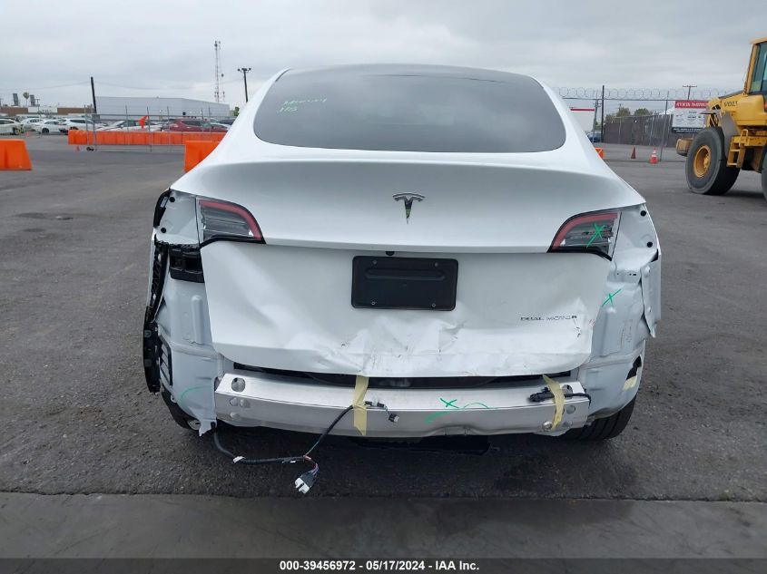 2023 Tesla Model Y Awd/Long Range Dual Motor All-Wheel Drive VIN: 7SAYGDEE1PA115986 Lot: 39456972