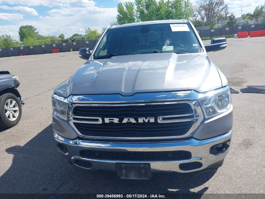 2021 Ram 1500 Big Horn 4X4 6'4 Box VIN: 1C6SRFMTXMN738782 Lot: 39456993