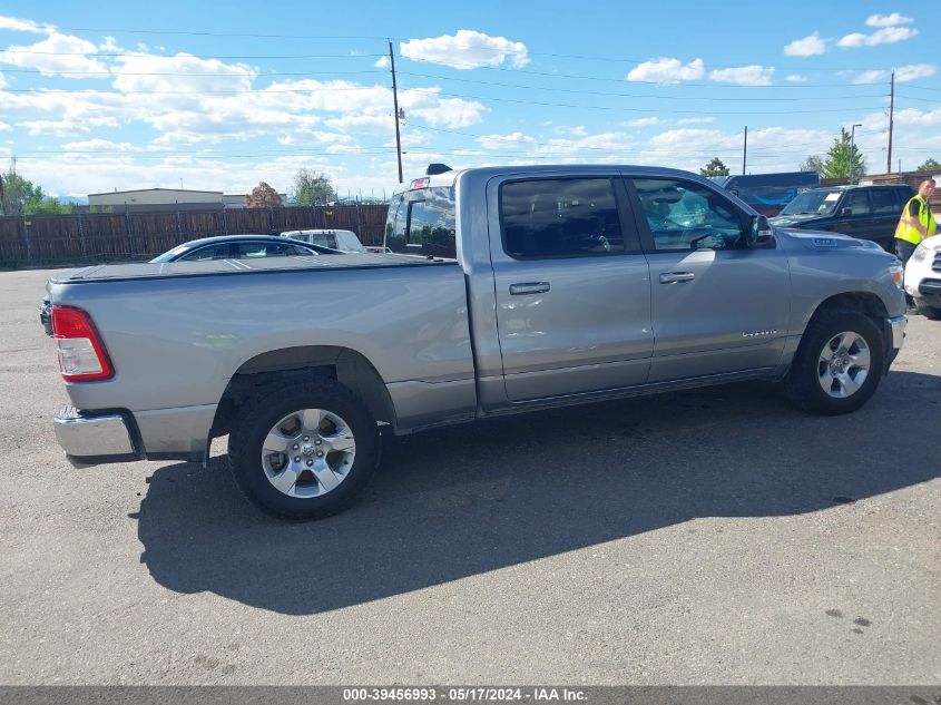 2021 Ram 1500 Big Horn 4X4 6'4 Box VIN: 1C6SRFMTXMN738782 Lot: 39456993