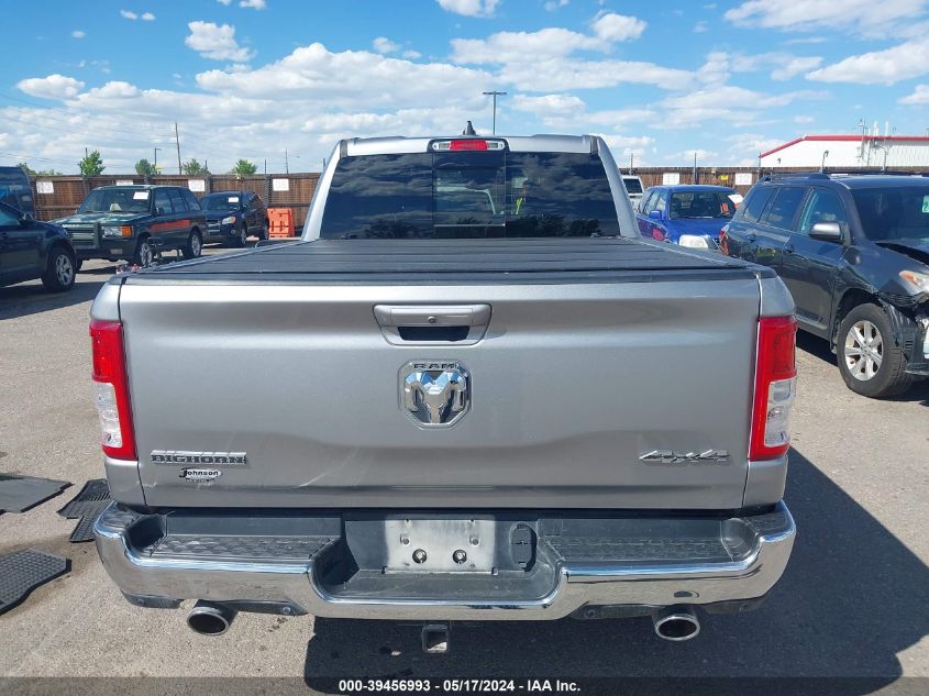 2021 Ram 1500 Big Horn 4X4 6'4 Box VIN: 1C6SRFMTXMN738782 Lot: 39456993