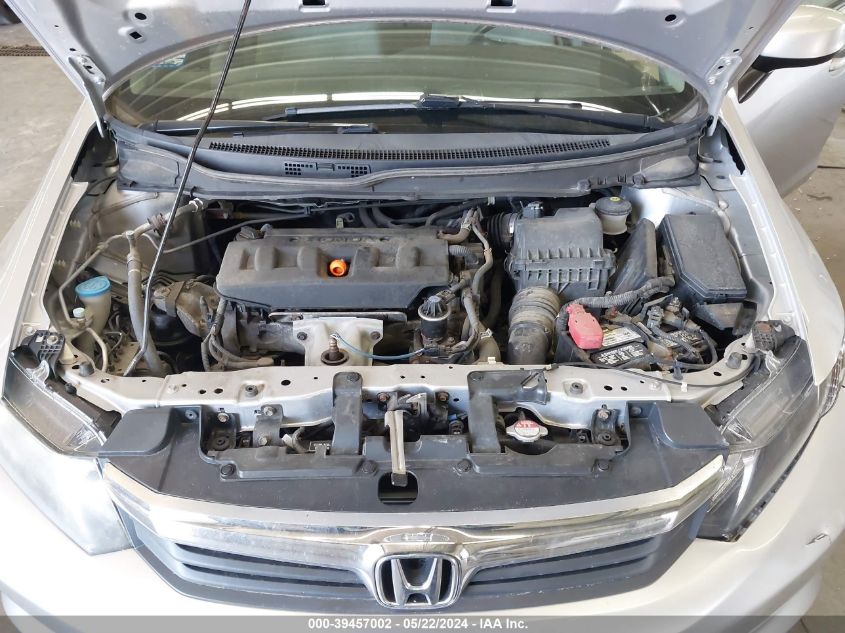 2012 Honda Civic Lx VIN: 19XFB2F56CE017044 Lot: 39457002