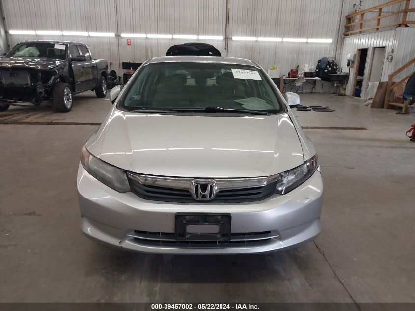 2012 Honda Civic Lx VIN: 19XFB2F56CE017044 Lot: 39457002