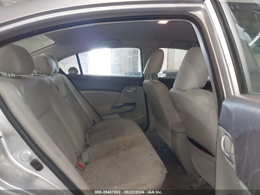 2012 Honda Civic Lx VIN: 19XFB2F56CE017044 Lot: 39457002