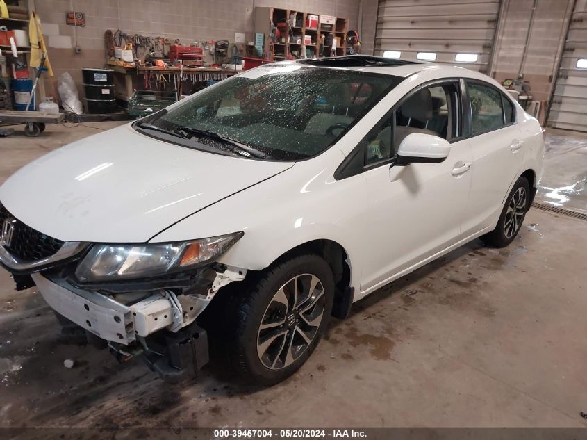 2014 Honda Civic Ex VIN: 2HGFB2F81EH545402 Lot: 39457004