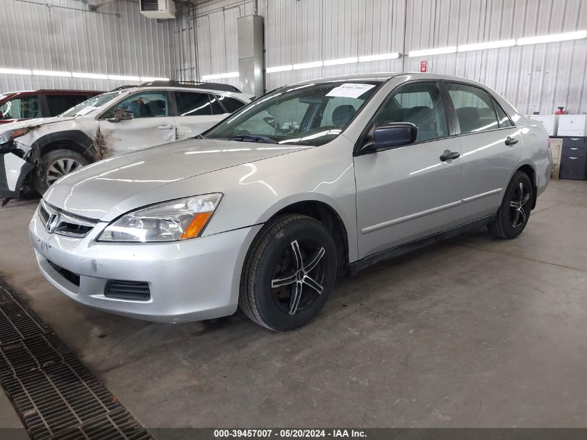 2007 Honda Accord Value VIN: 1HGCM55187A017974 Lot: 39457007