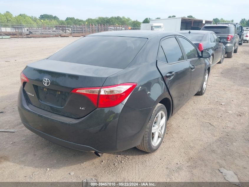 2017 Toyota Corolla Le VIN: 5YFBURHE8HP615494 Lot: 39457010