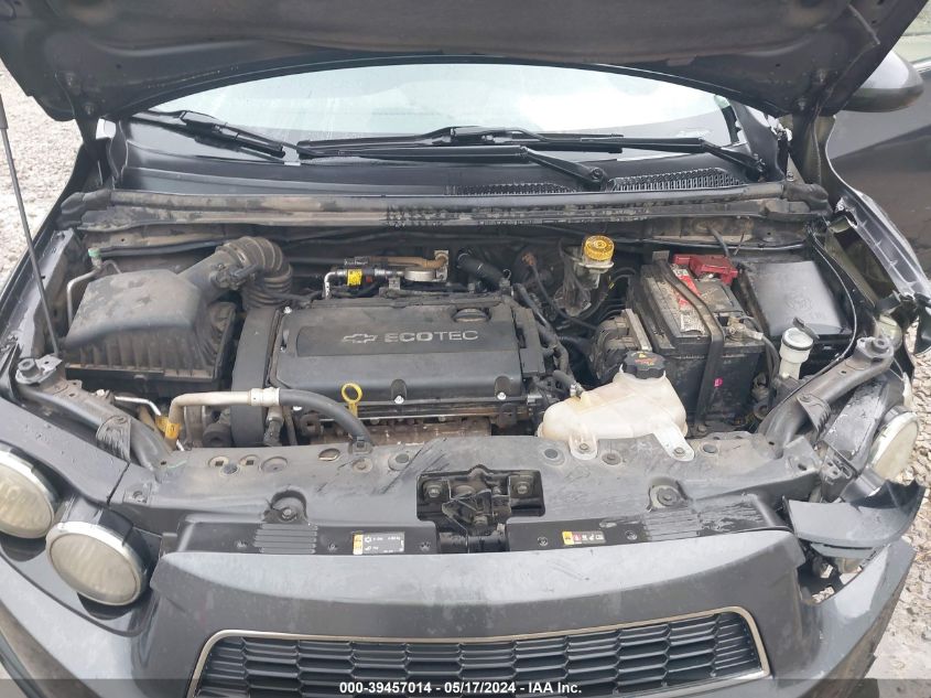 2012 Chevrolet Sonic 2Lt VIN: 1G1JC5SH4C4165406 Lot: 39457014