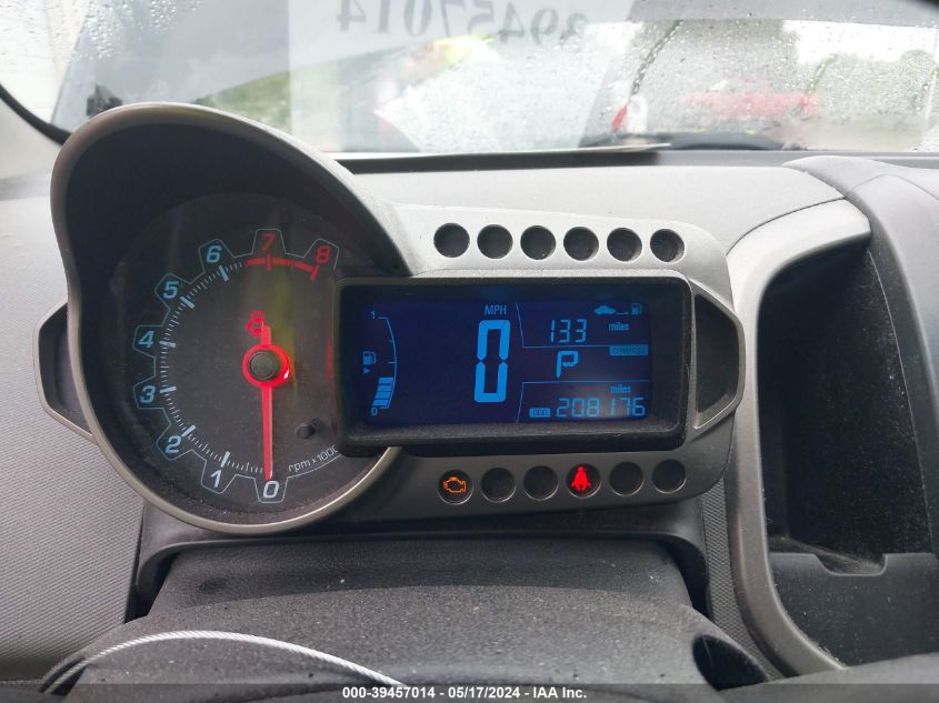 2012 Chevrolet Sonic 2Lt VIN: 1G1JC5SH4C4165406 Lot: 39457014