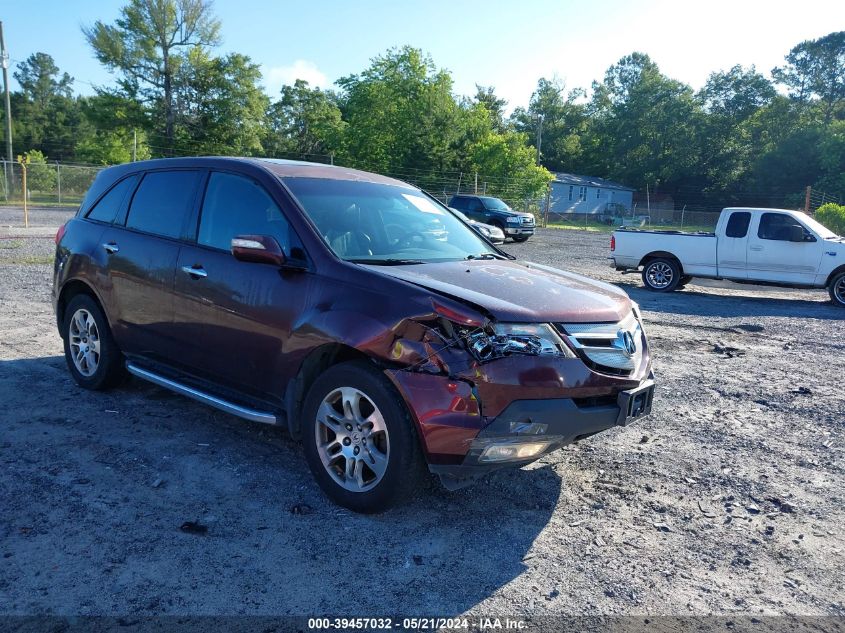 2009 Acura Mdx VIN: 2HNYD28269H518741 Lot: 39457032