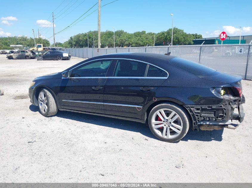 2013 Volkswagen Cc 2.0T Lux VIN: WVWRN7AN5DE502393 Lot: 39457045